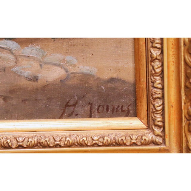 Late 19th Century Pair of 19th Century French Tavern Genre Scene Oil Paintings Signed H. Jonas For Sale - Image 5 of 16