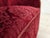 Danish Armchair in Cherry-Red Furniture Velour, 1960s For Sale - Image 10 of 18