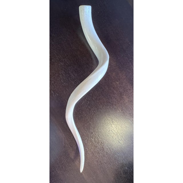 Contemporary Vintage Decorative Kudu Horn For Sale - Image 3 of 3