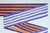 2026, Op Art Painting Diptych of Purple Ribbon, Color Field Modern Painting on Watercolor Paper For Sale - Image 9 of 10