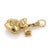 Mid 20th Century Louis Vuitton Heart & Bow Locket 18k Yellow Gold Charm Pendant For Sale - Image 5 of 6