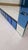 Blue Mirror with Finely Ground 2-Tone Gems, 1990s For Sale - Image 8 of 11