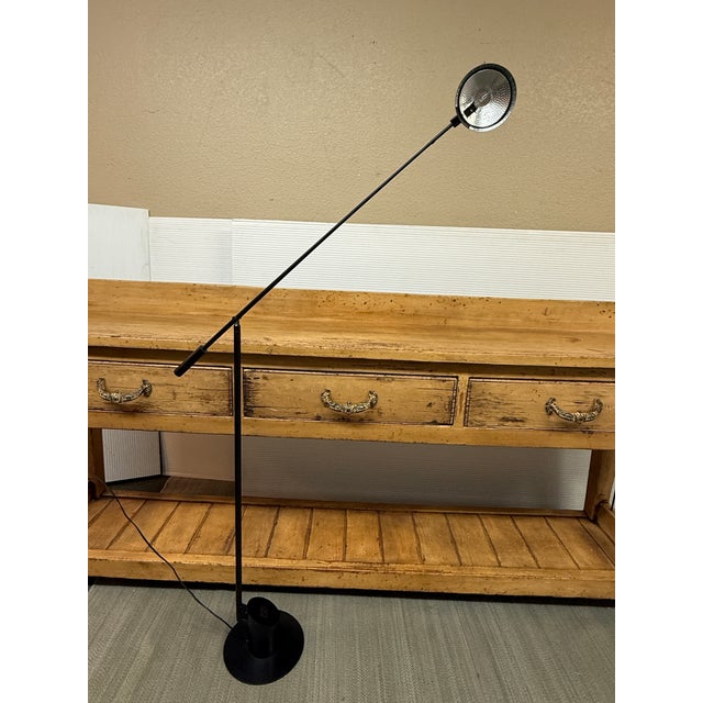 Robert Sonneman for Kovacs Feather Floor Lamp, Black For Sale In San Francisco - Image 6 of 12