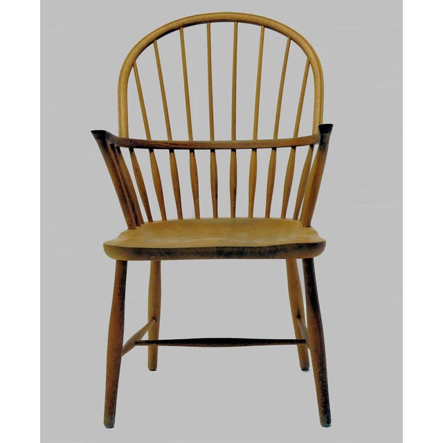 1960s Danish Ch 18A High Back Chair in Oak by Frits Henningsen for Carl Hansen & Son, 1960s For Sale - Image 5 of 6