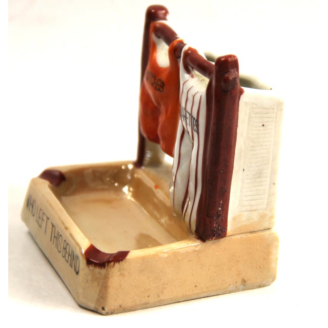 Mid 20th Century Vintage Made in Japan Kitsch Ashtray & Cigarette Holder For Sale - Image 5 of 6