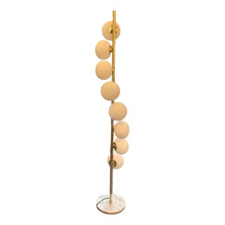 Italian Helical Floor Lamp For Sale