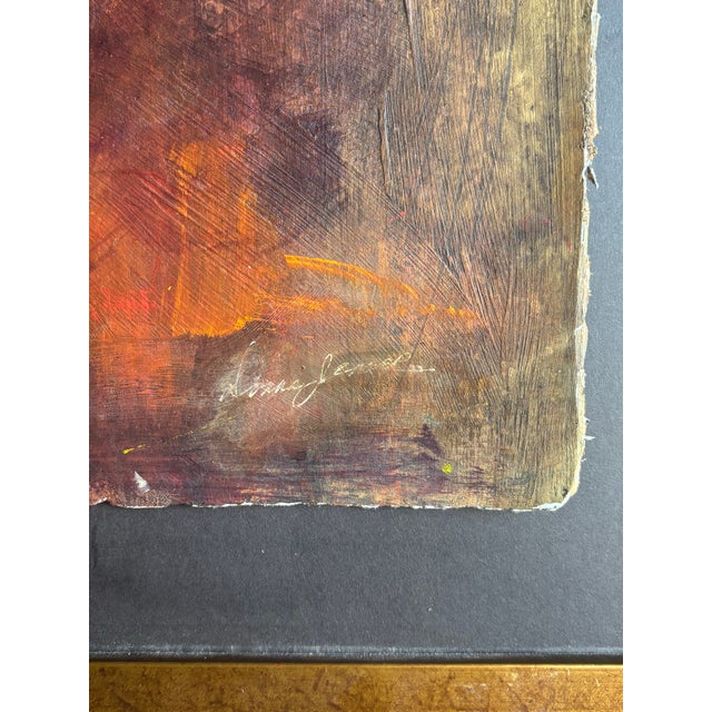 Vintage 1977 Cubist Portrait Painting of Woman - Signed Abstract Figurative For Sale - Image 9 of 9