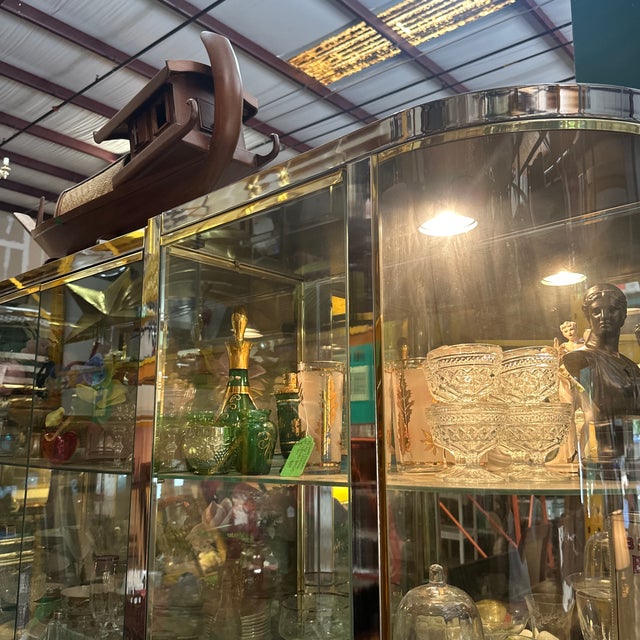1970s Gorgeous Extra Large Glass Light Up Chanel Display Cabinet For Sale - Image 4 of 6