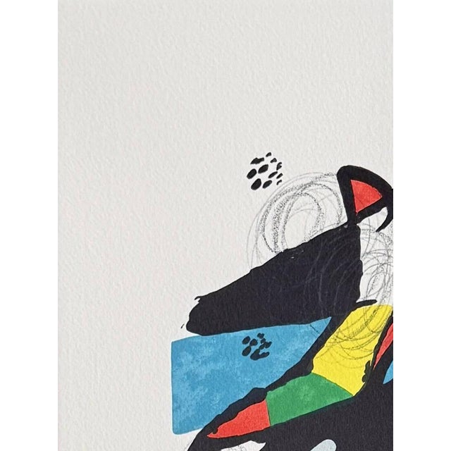 1980s Joan Miró, La Mélodie Acide, Planche XIII, 1980, Lithograph For Sale - Image 5 of 7
