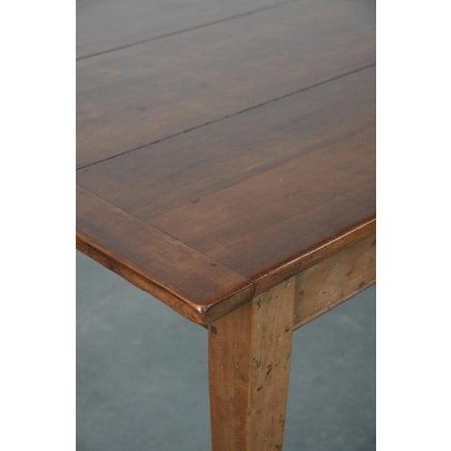 French Dining Table in Cherry Wood For Sale - Image 12 of 15