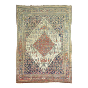 Early 20th Century Zabihi Collection Tribal Persian Bidjar Rug