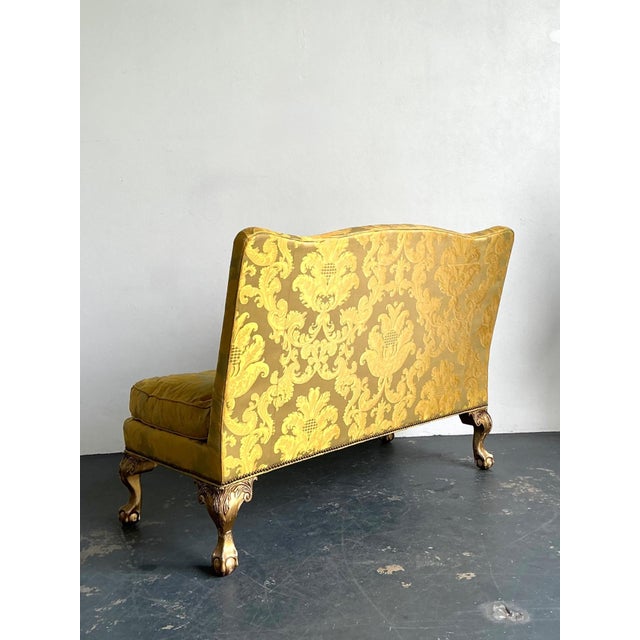 Vintage Lillian August Fleur De Lys Banquette Sofa For Sale - Image 18 of 18