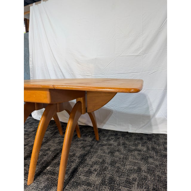 Mid-Century Modern 1950s Heywood Wakefield Dining Room Table For Sale - Image 3 of 12