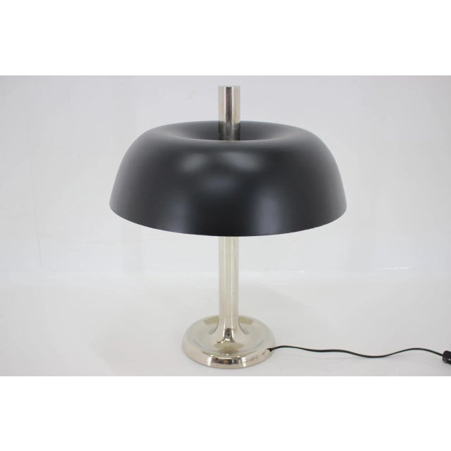 Large Mid-Century Mushroom Table Lamp from Hillebrand, 1970s For Sale - Image 6 of 7