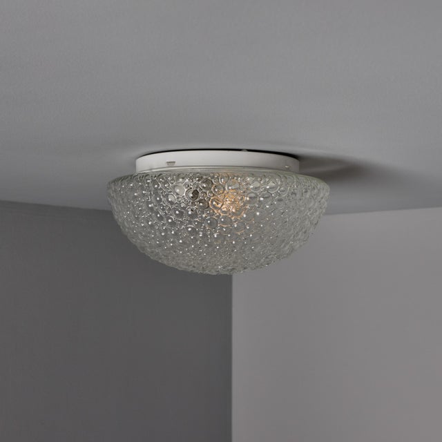 1960s Helena Tynell Bubble Glass Flush Mount for Limburg For Sale - Image 9 of 17