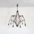 Leather and Brass Chandelier, 1940s For Sale - Image 10 of 10