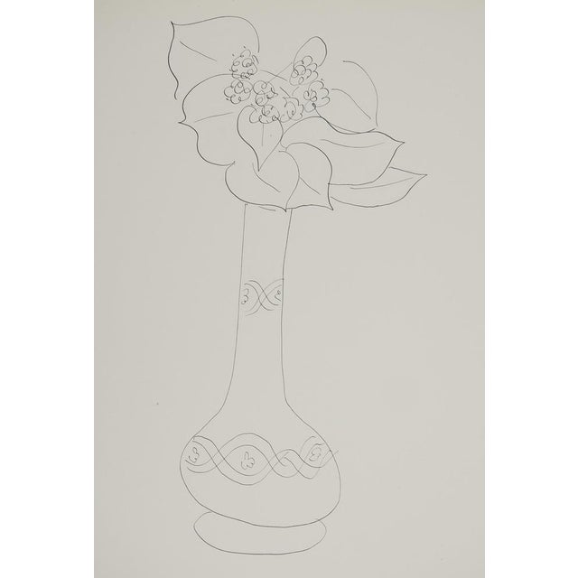 Henri Matisse (1869-1954) (after) Study of a Bouquet of Flowers Lithograph after a drawing by the artist Signed in the...
