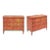 Salmon Painted Italian Chests, Circa 1910 For Sale
