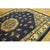 Navy Blue 1890s Blue Oriental Floral Sprays Medallion Antique Chinese Peking Room Size Rug For Sale - Image 8 of 10