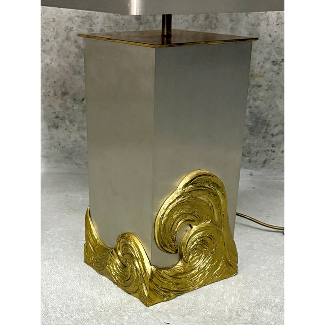 Vague Table Lamp by Chrystiane Charles for Maison Charles, 1970s For Sale - Image 10 of 12