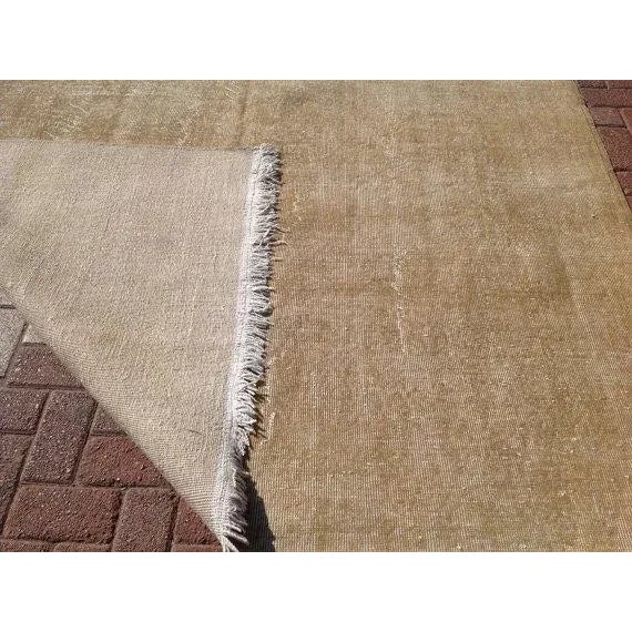 Vintage Turkish Oushak Rug - 6′11″ × 9′10″ X For Sale In Raleigh - Image 6 of 6