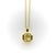 1990s 18k Gold Octagonal Yellow Diamond Pendant on a 14k Gold Chain For Sale In Los Angeles - Image 6 of 11