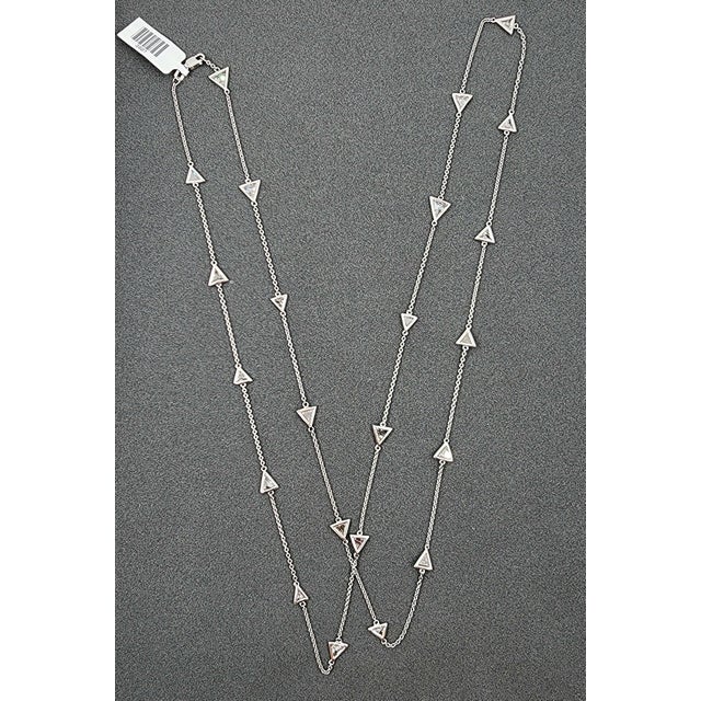 9.48 Ct Trillion Diamond by the Yard Necklace For Sale - Image 4 of 9
