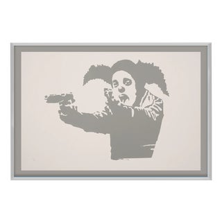 Banksy, Clown Skateboard Lick Shot, 2024, Print For Sale