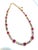 Bochic "Capri" Ruby, Amethyst, & Peridot Necklace Set in 18K Gold & Silver For Sale - Image 15 of 16