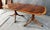 Late 20th Century Incredible Banded Top Flamed Mahogany Dining Table With 2 Leaves For Sale - Image 9 of 15