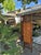 Mid-Century Modern 3-Panel Wooden and Pencil-Reed Bamboo Folding Room Divider For Sale - Image 3 of 5