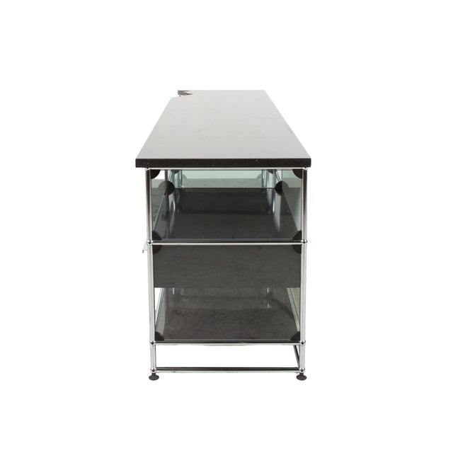 Sideboard in Black with Granite Top from USM Haller For Sale - Image 11 of 13