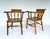 Victorian Pair of Antique Captain's Chairs; Circa 1860 For Sale - Image 3 of 4