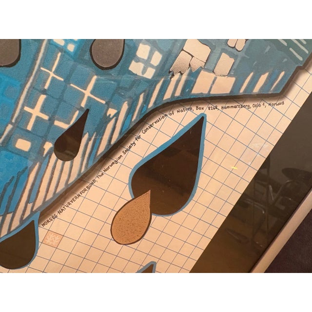 Save the Rain Poster by Friedensreich Hundertwasser, Austria / Switzerland, 1980s For Sale - Image 10 of 18