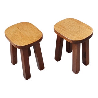 Brutalist Side Tables, 1970s, Set of 2 For Sale