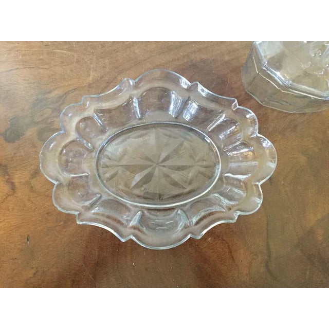 18th Century Antique Anglo Irish 18th Century English Cut Glass Covered Tureen & Under Plate For Sale - Image 5 of 10