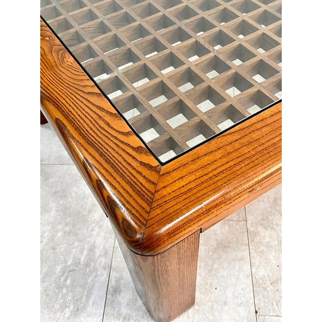 Wood Coffee Table with Chessboard Top, 1970s For Sale - Image 7 of 14