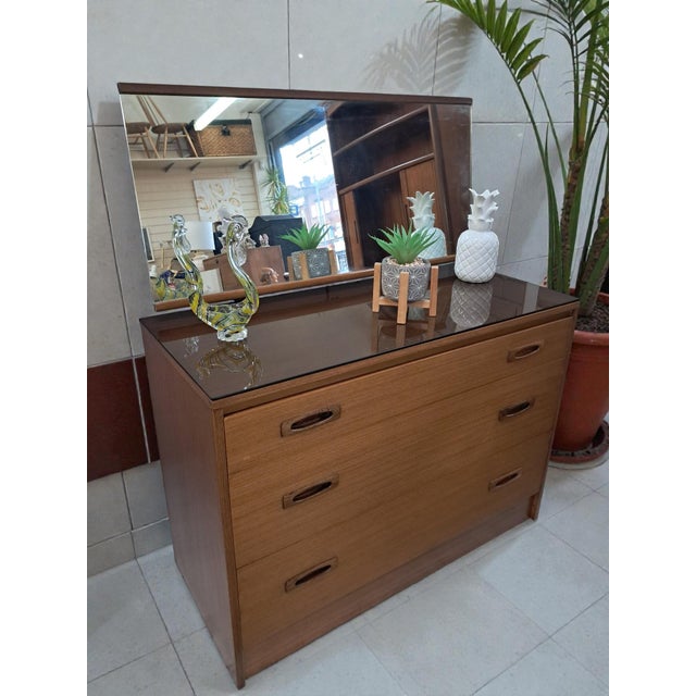 1970s Mid-Century Modern Teak Dressing Table, 1970 For Sale - Image 5 of 18
