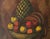 Mid-Century Modern Mexican Modernist Bodegon Fruitas Still Life Oil Signed, Circa 1960s, Framed For Sale - Image 3 of 12