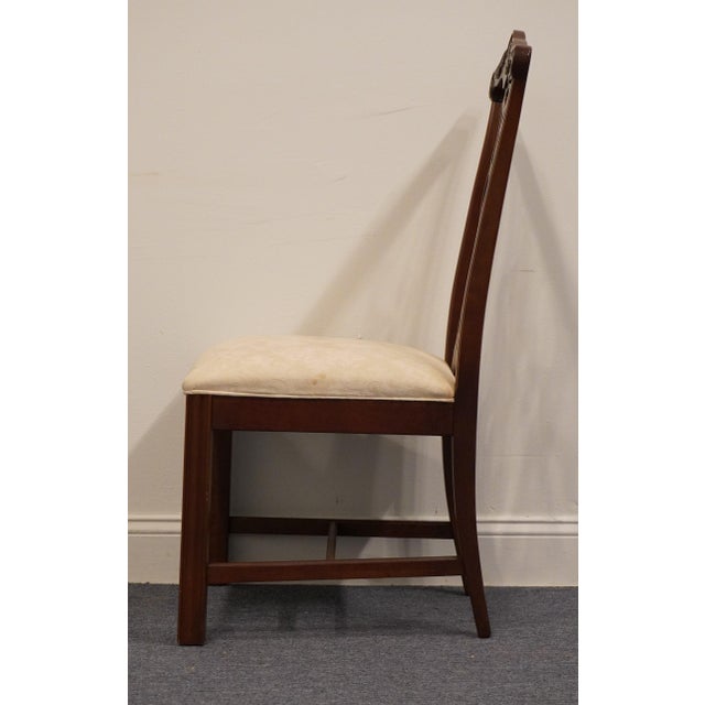 Stanley Furniture Solid Cherry Traditional Chippendale Style Dining Side Chair For Sale - Image 10 of 11