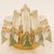 Gold Murano Glass and Gold-Plated Sconces in the style of Venini, Italy, 1975, Set of 2 For Sale - Image 8 of 12