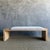 58" W x 16.25" H x 16" D The Casi Sheep Bench is a refined blend of natural materials and sculptural design. Crafted from...