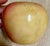 This is an adorable realistic in color, shape and size figural apple decoration made of alabaster or marble and coated...