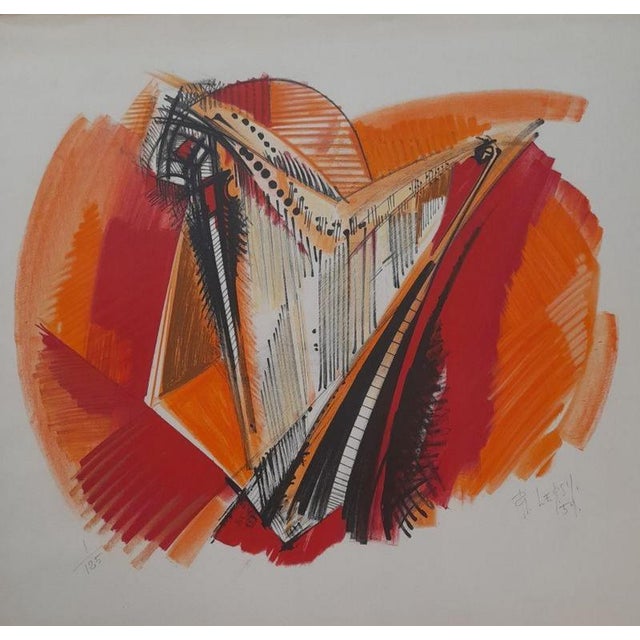 Modern Roger Lersy, Untitled, 20th Century, Lithograph For Sale - Image 3 of 3