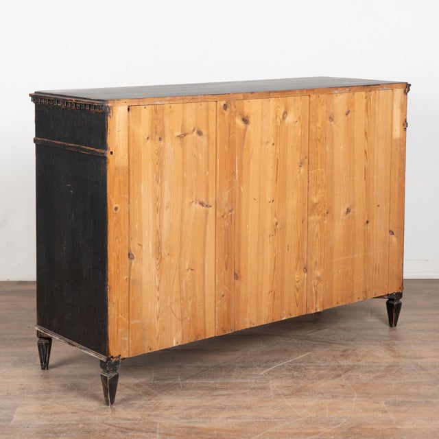 Late 19th Century Swedish Black Gustavian Sideboard Buffet For Sale - Image 13 of 13