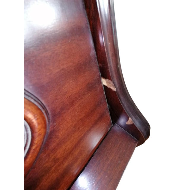 Wood Vintage Secretaire with Flap, 1950s For Sale - Image 7 of 13