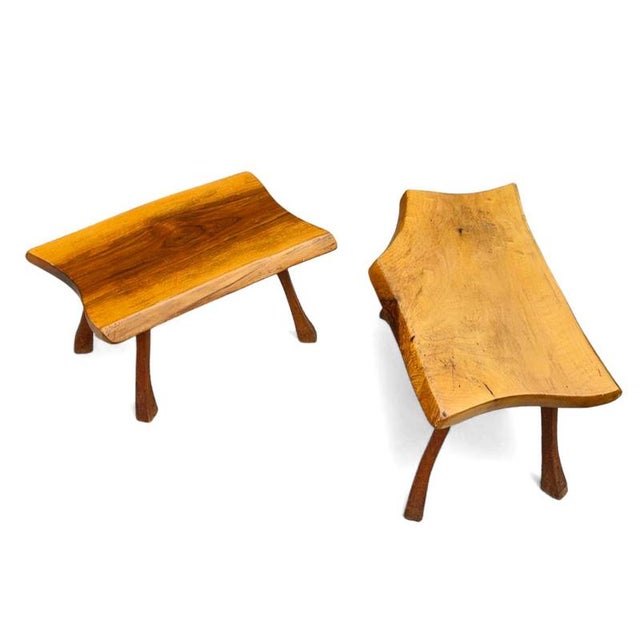 Brutalist Mimesis Nesting Tables, 1960s, Set of 2 For Sale - Image 17 of 18