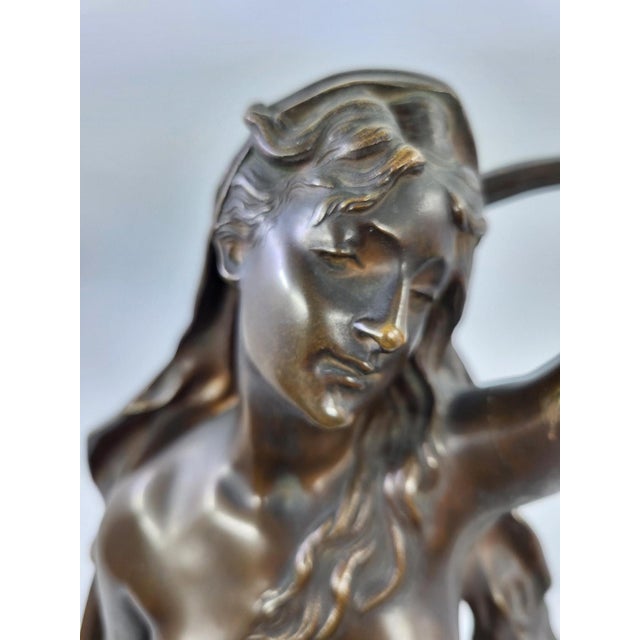 Levasseur Henri Louis, The Shepherd's Star, 1880s, Bronze For Sale - Image 15 of 18