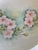 Shabby Chic Vintage Hand-Painted Floral Plates Signed by Artist – Set of 2 For Sale - Image 3 of 12