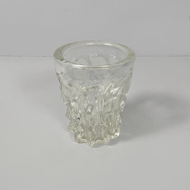 Mid-Century Modern Italian Vase in Glass, 1950s For Sale - Image 8 of 8